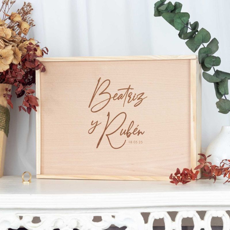 Caja de Boda “Lettering”